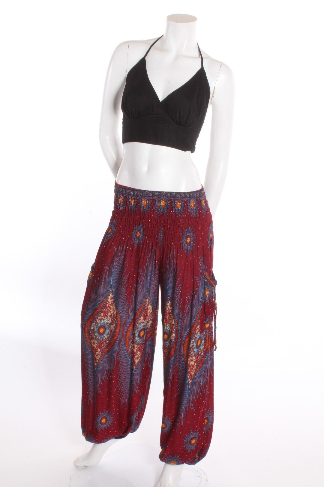 Pantalon Aladin— Vision Rouge Pantalons by Sornsiri | Roxy Lama