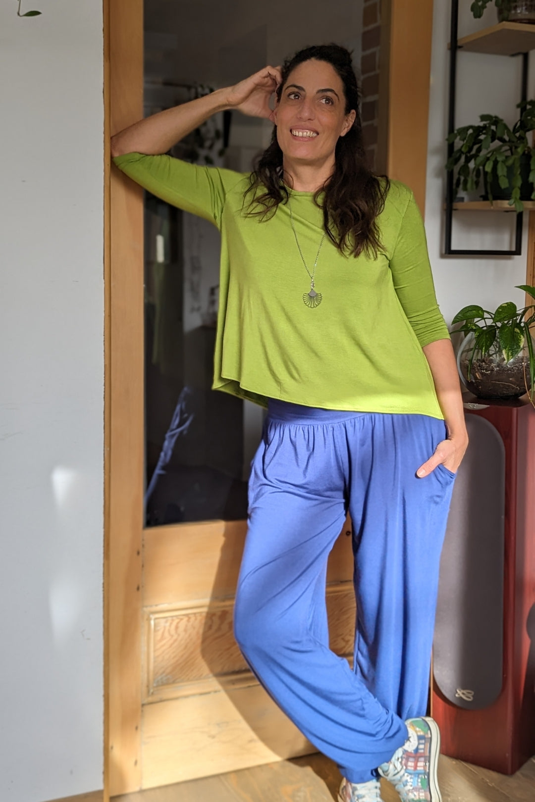 Pantalon ample Rox — Uni Pantalons by Riches | Roxy Lama