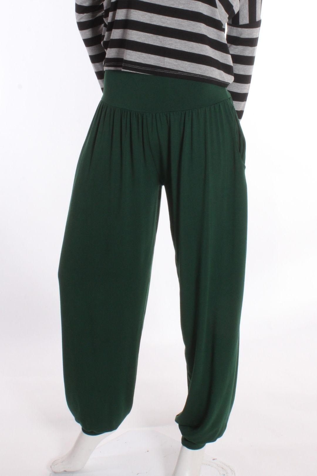 Pantalon ample Rox — Uni Vert forêt Pantalons by Riches | Roxy Lama