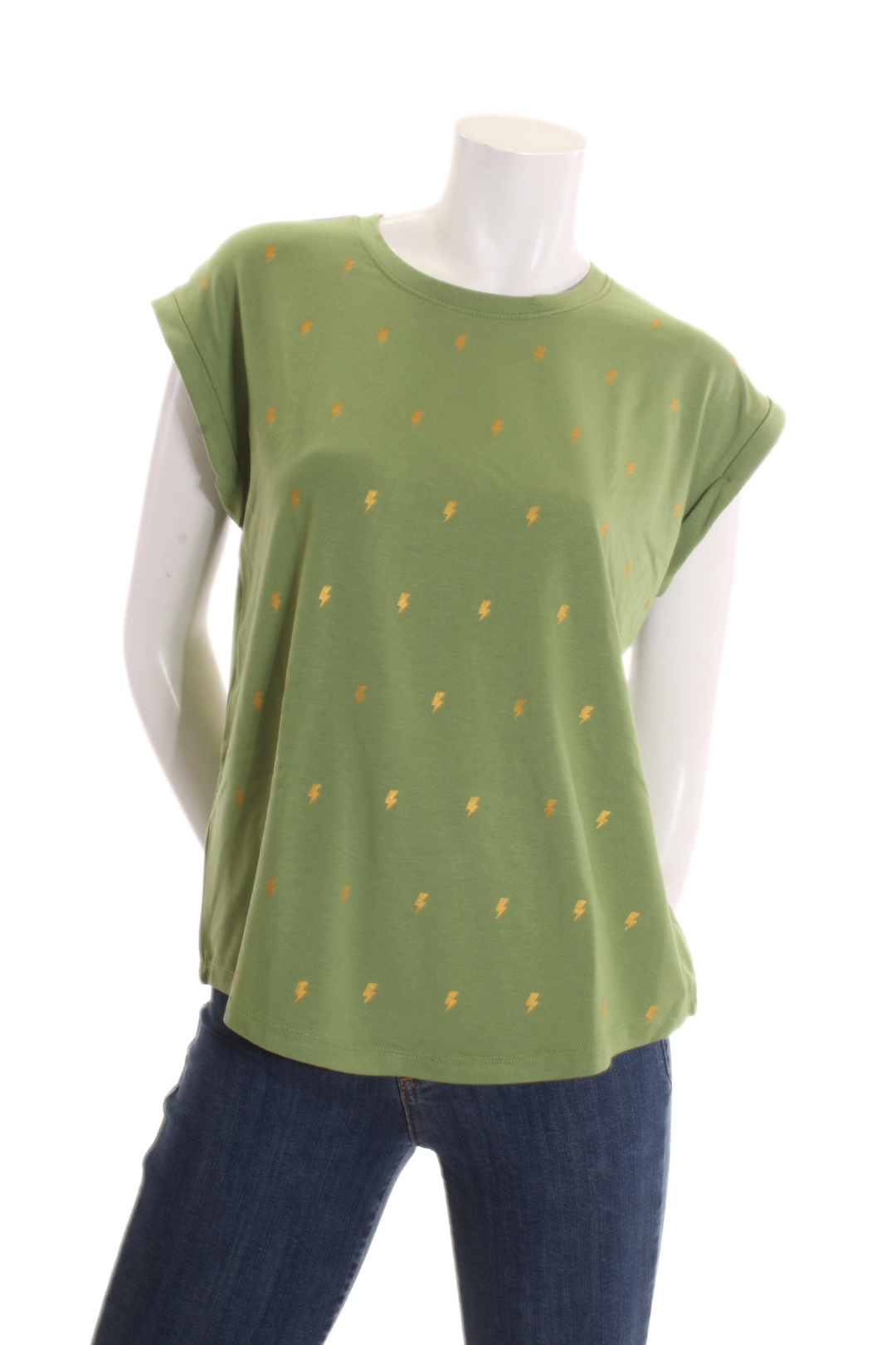 T-shirt Lily — Éclairs Lime T-shirts Femme by Lily Cottony | Roxy Lama