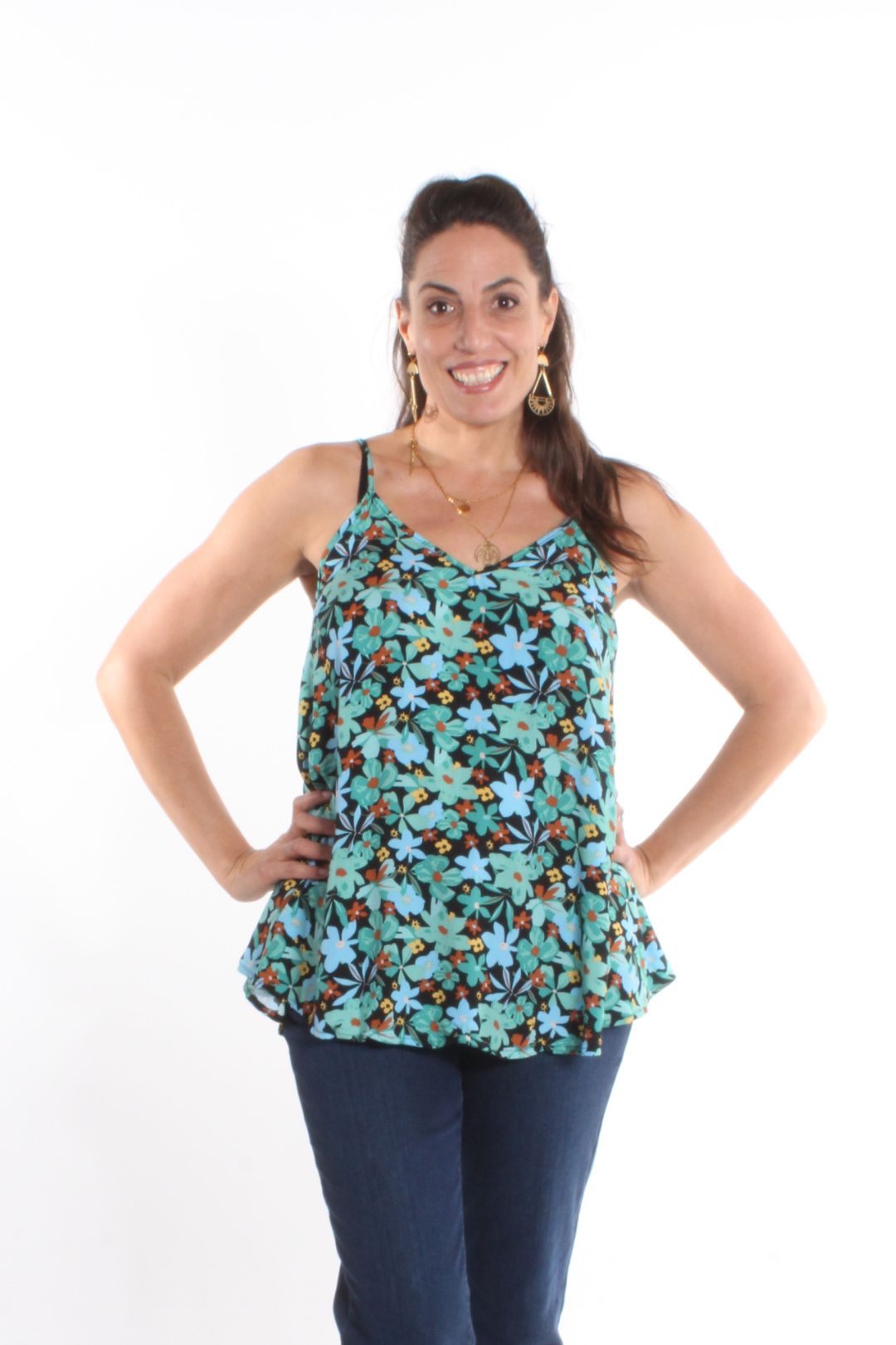 aqua camisole