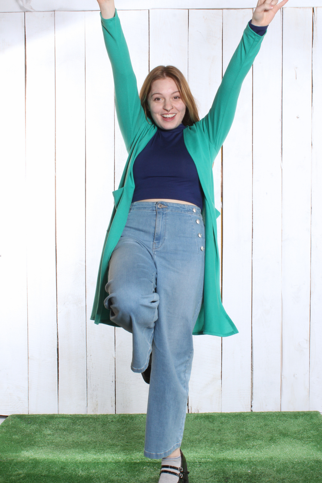 Veste longue droite- 2 poches Vestes by Riches | Roxy Lama