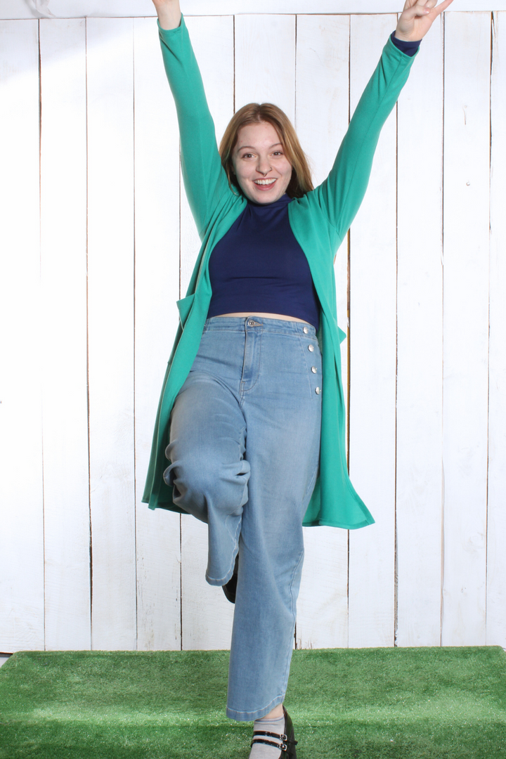 Veste longue droite- 2 poches Vestes by Riches | Roxy Lama