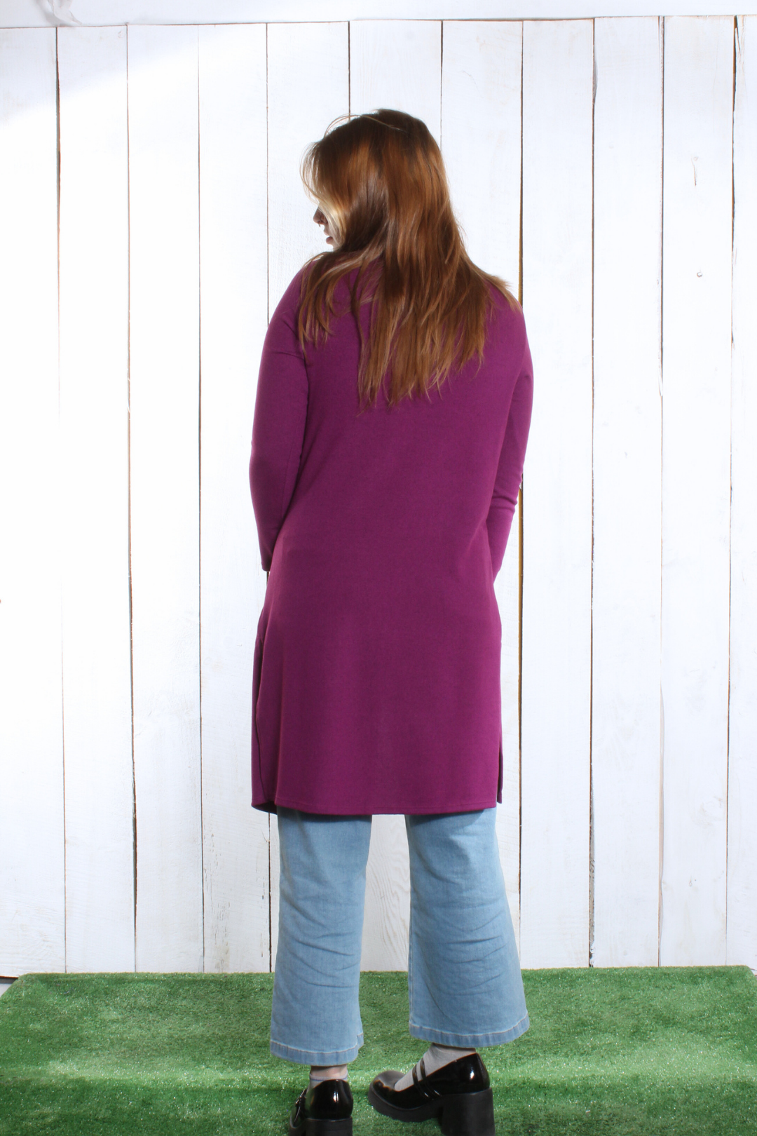 Veste longue droite- 2 poches Vestes by Riches | Roxy Lama