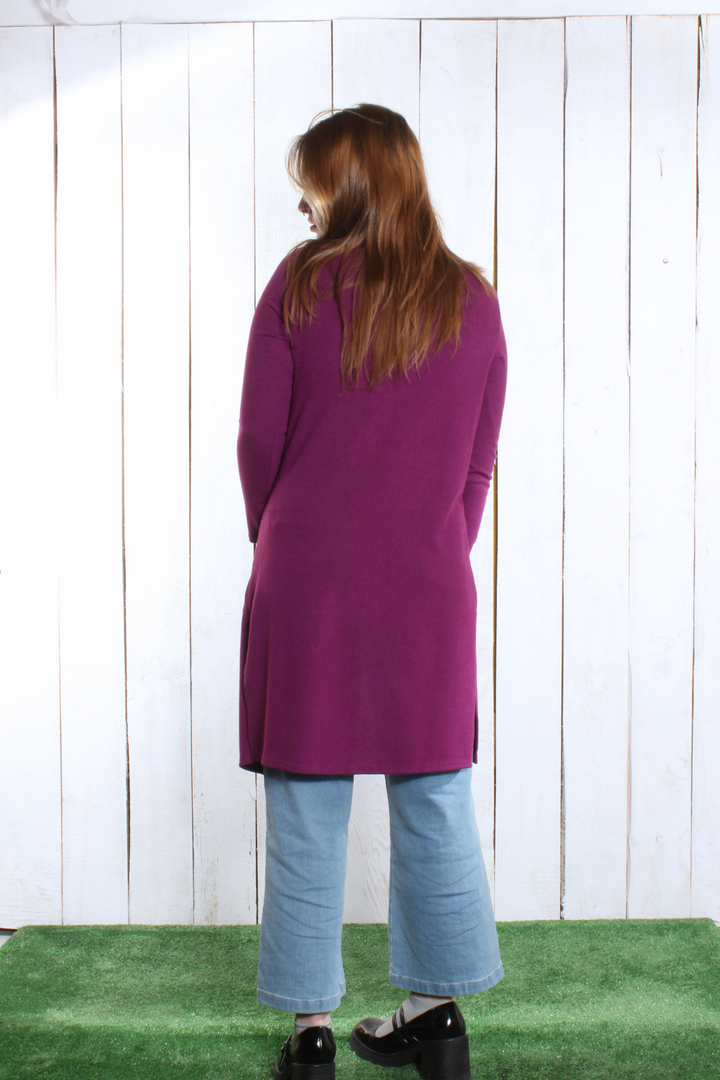 Veste longue droite- 2 poches Vestes by Riches | Roxy Lama