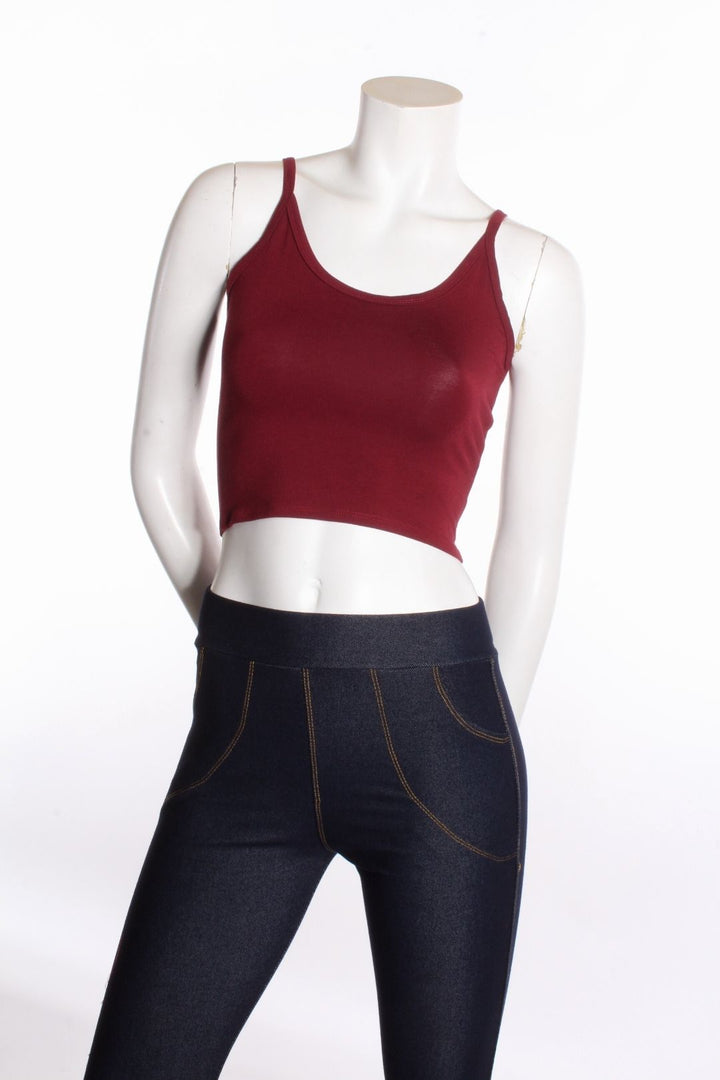 Camisole crop top Alexia Bordeaux Camisole by Eternal | Roxy Lama