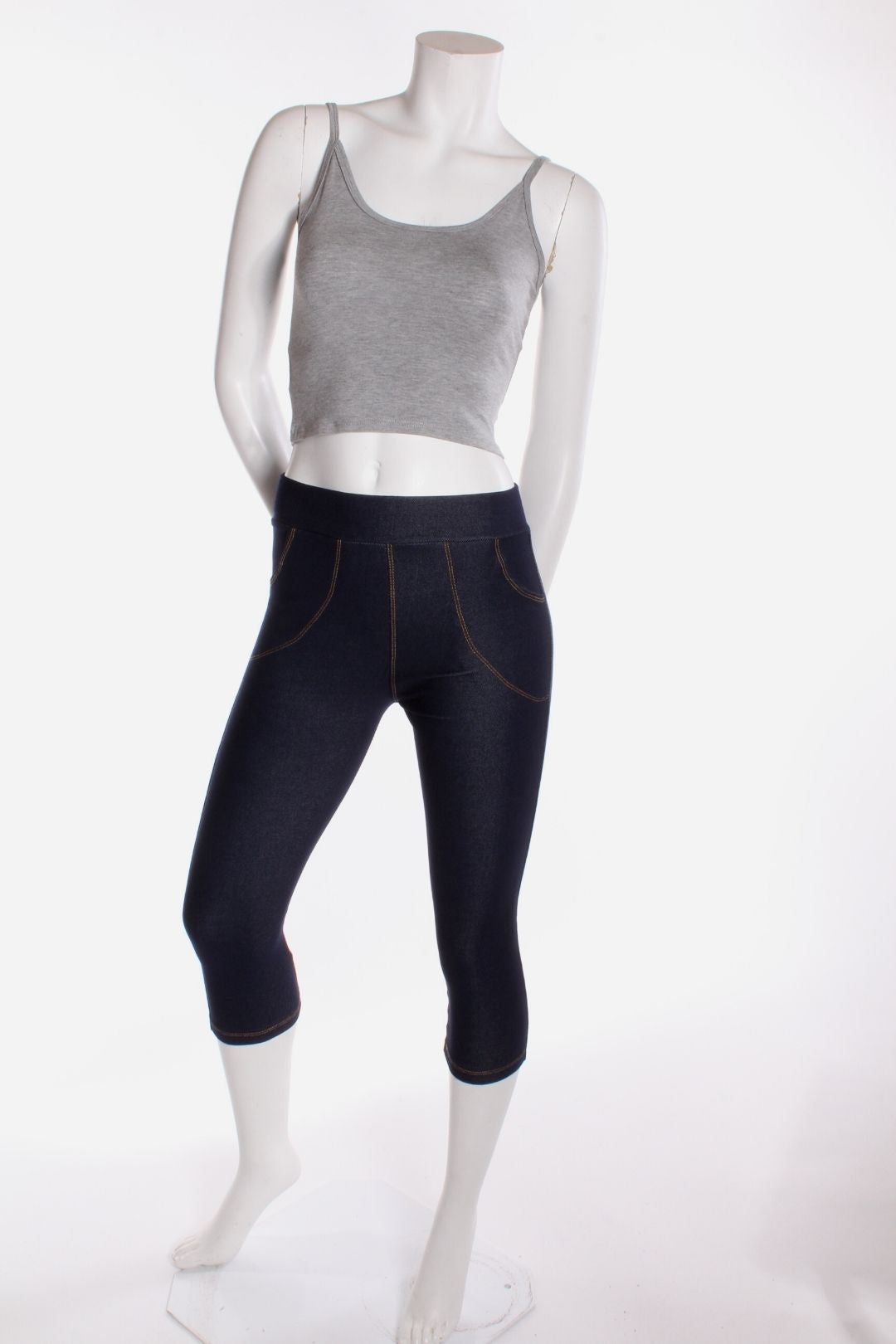 Camisole crop top Alexia Gris chiné Camisole by Eternal | Roxy Lama