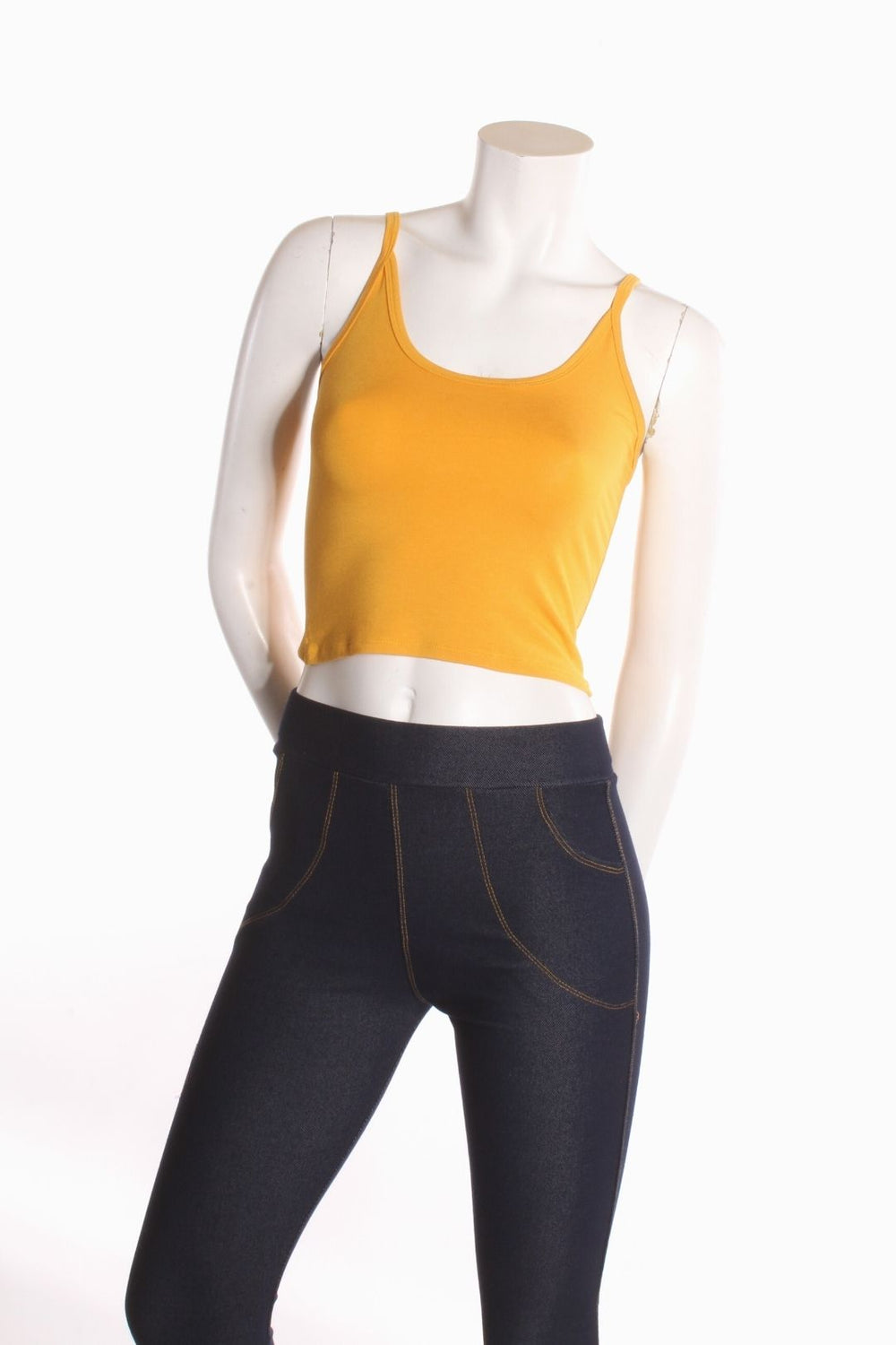 Camisole crop top Alexia Jaune Camisole by Eternal | Roxy Lama