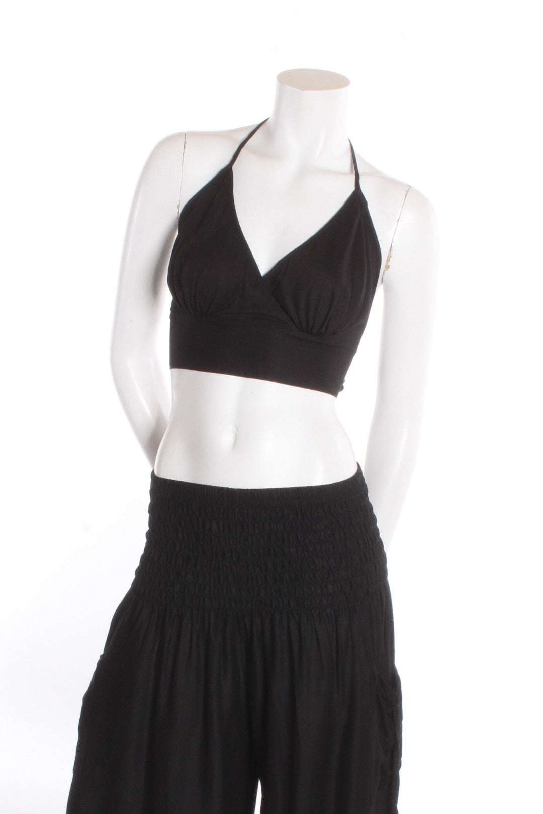 Camisole crop top Iris — Uni Noir Camisole by Sornsiri | Roxy Lama