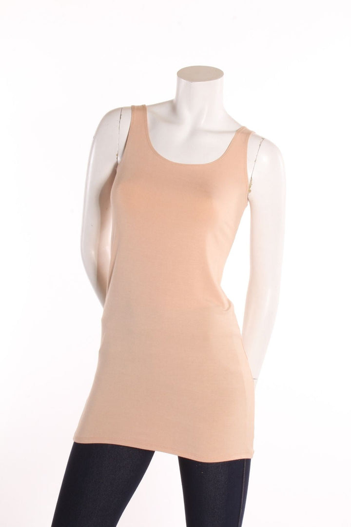 Camisole Rox longue- dos droit Beige Camisole by Eternal | Roxy Lama
