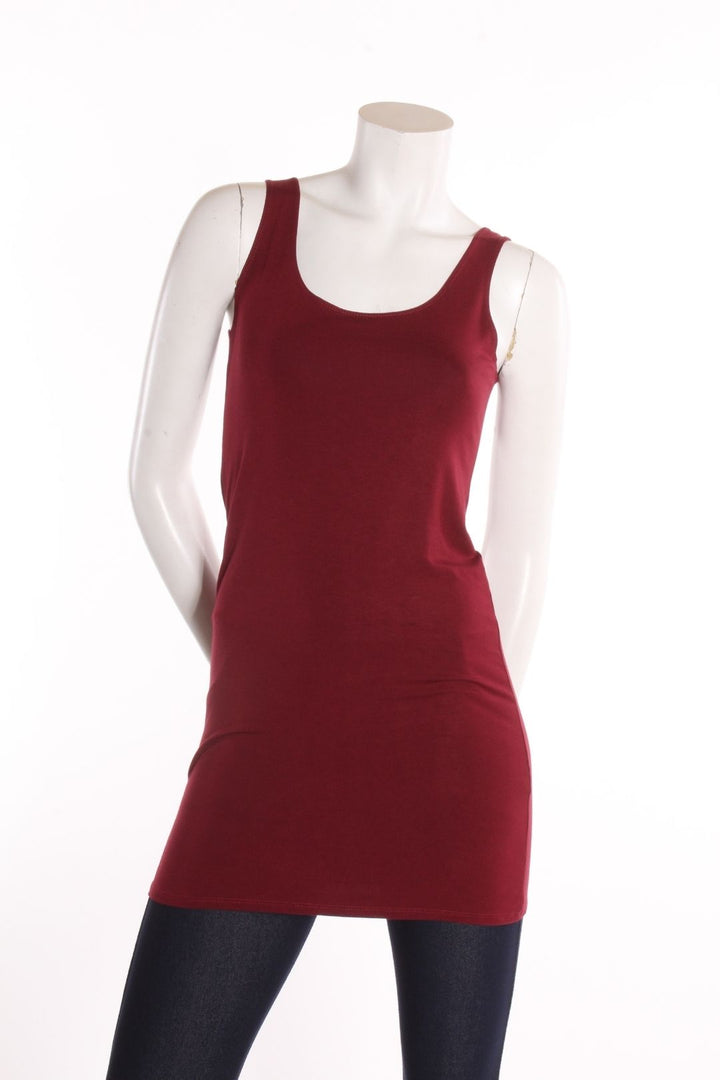 Camisole Rox longue- dos droit Bordeaux Camisole by Eternal | Roxy Lama