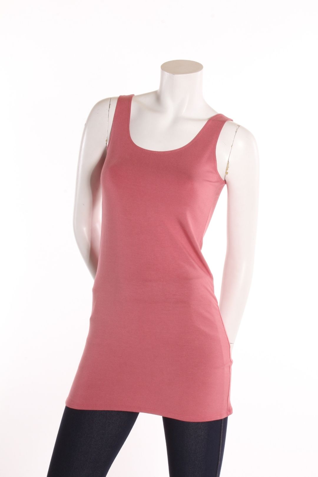 Camisole Rox longue- dos droit Vieux rose Camisole by Eternal | Roxy Lama