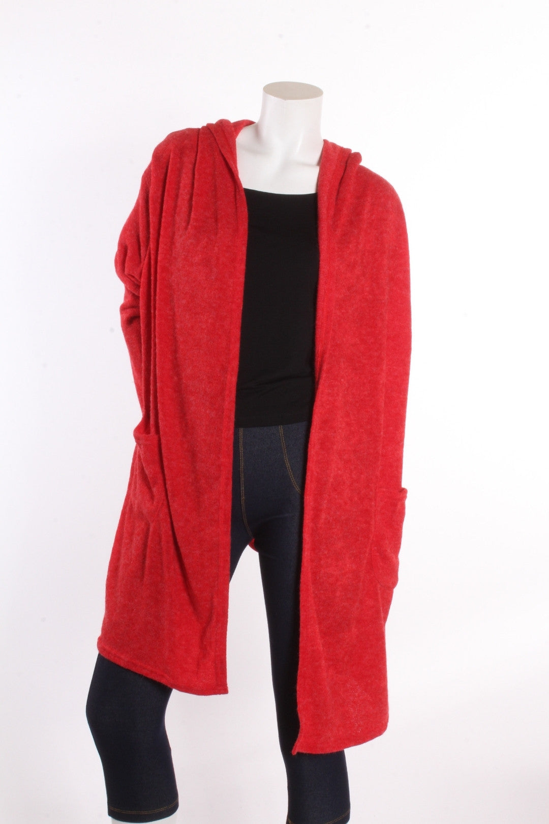 Cardigan long Claudia Rouge Veste by Millionnaire | Roxy Lama