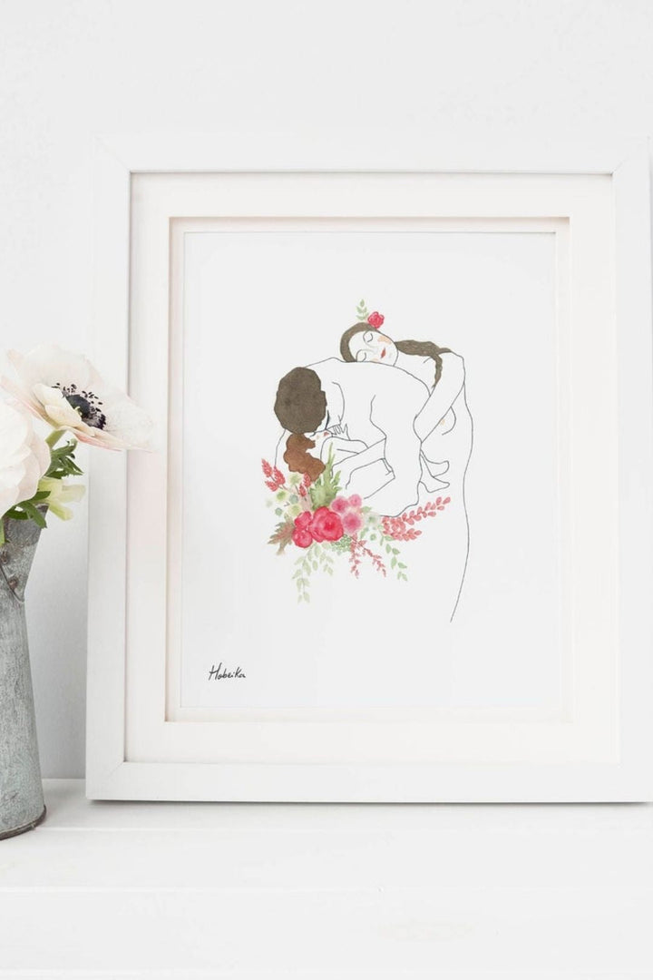 HOBEIKA ART Affiche — Klimt Famille Affiche by Hobeika Art | Roxy Lama