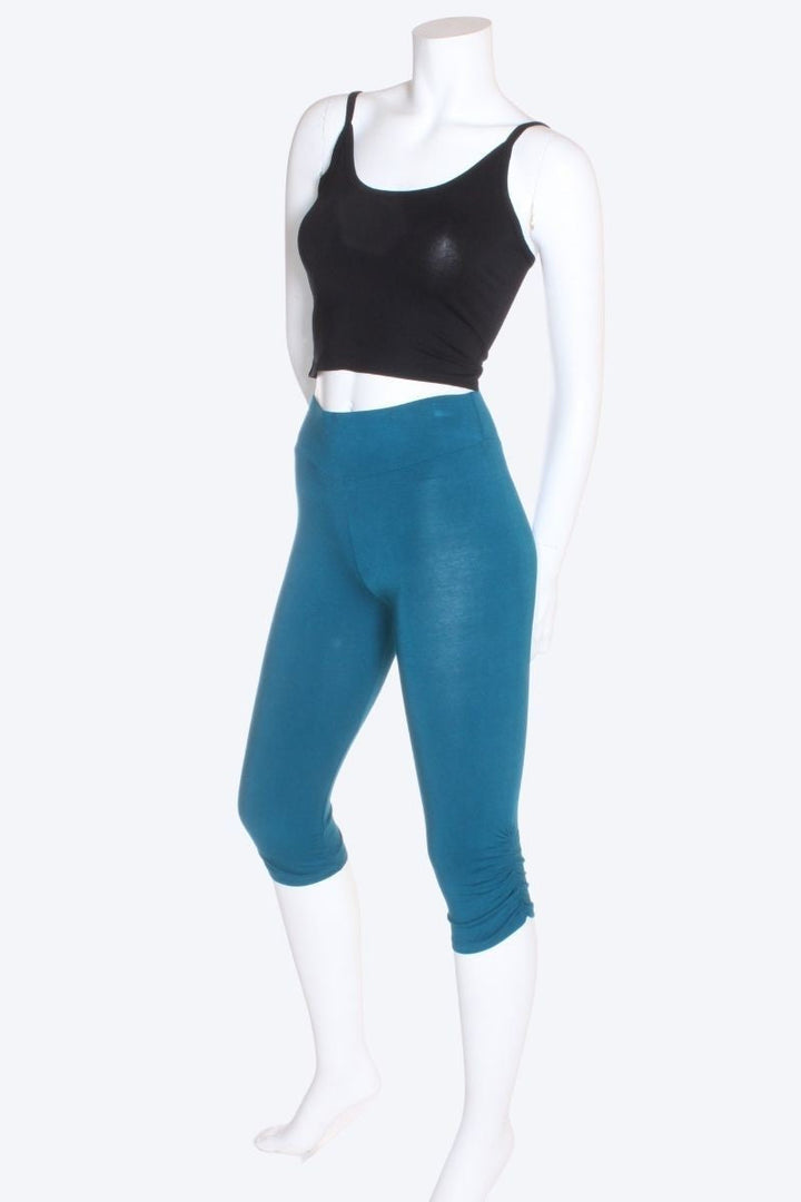 Legging ¾ uni bande taille roxy lama montréal éthique