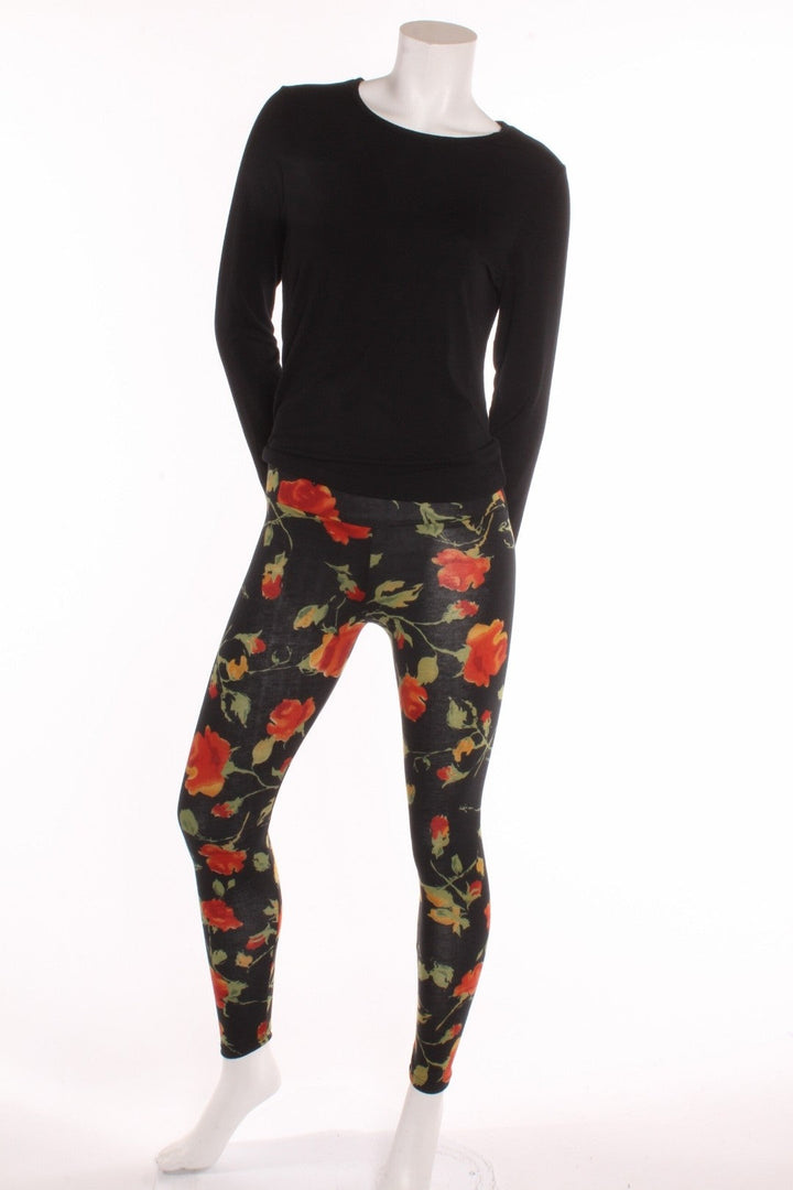 Legging — Roses Noir S Legging by Roxy Lama | Roxy Lama