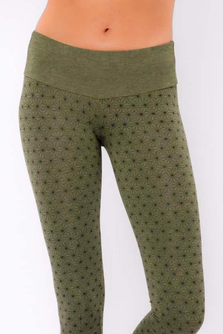 NOMADS HEMP WEAR Legging court Spectrum Olive XS Legging by Nomads | Roxy Lama