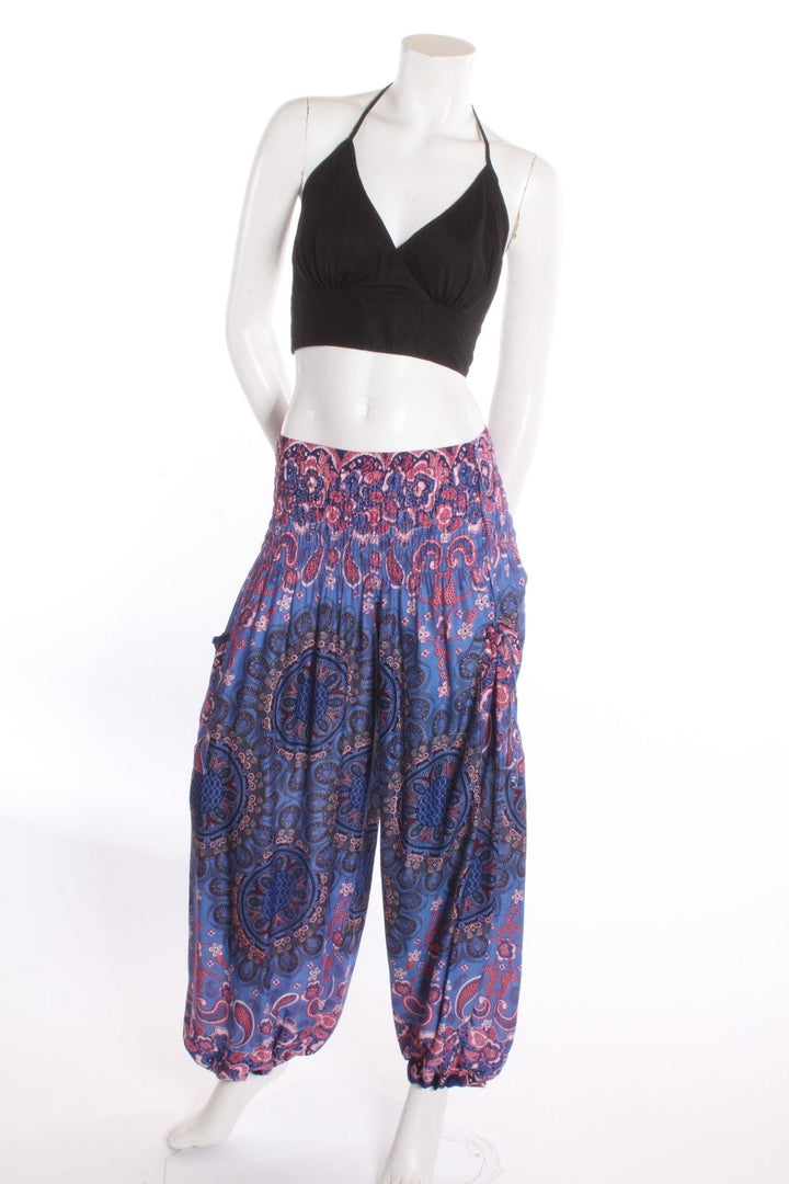 Pantalon Aladin — Dentelle Lilas/rose Pantalons by Sornsiri | Roxy Lama