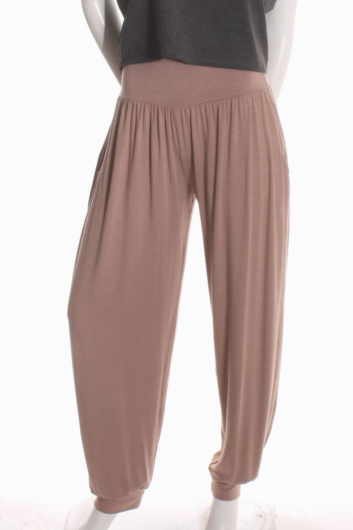 Pantalon ample Rox — Uni Beige Pantalons by Riches | Roxy Lama