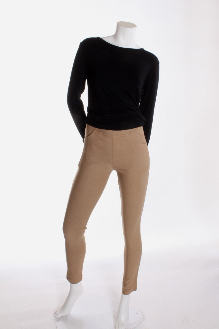 Pantalon Jegging Beige M Legging by Roxy Lama | Roxy Lama