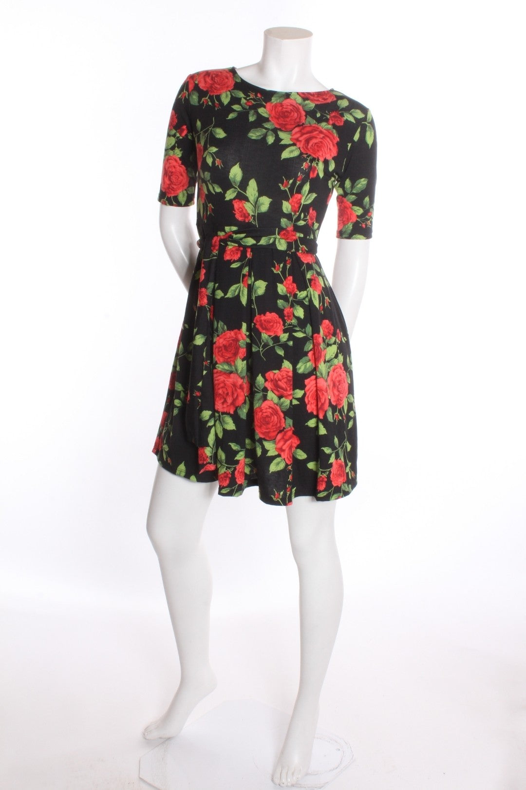 Robe Valérie — Roses Noir S/M Robe by Roxy Lama | Roxy Lama