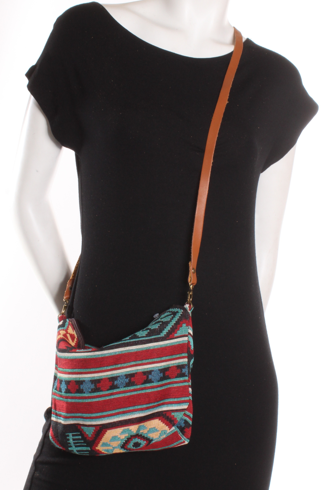 ROXY LAMA Sac bandoulière Bamako Rouge/sarcelle Sac by U-DOM SUK | Roxy Lama