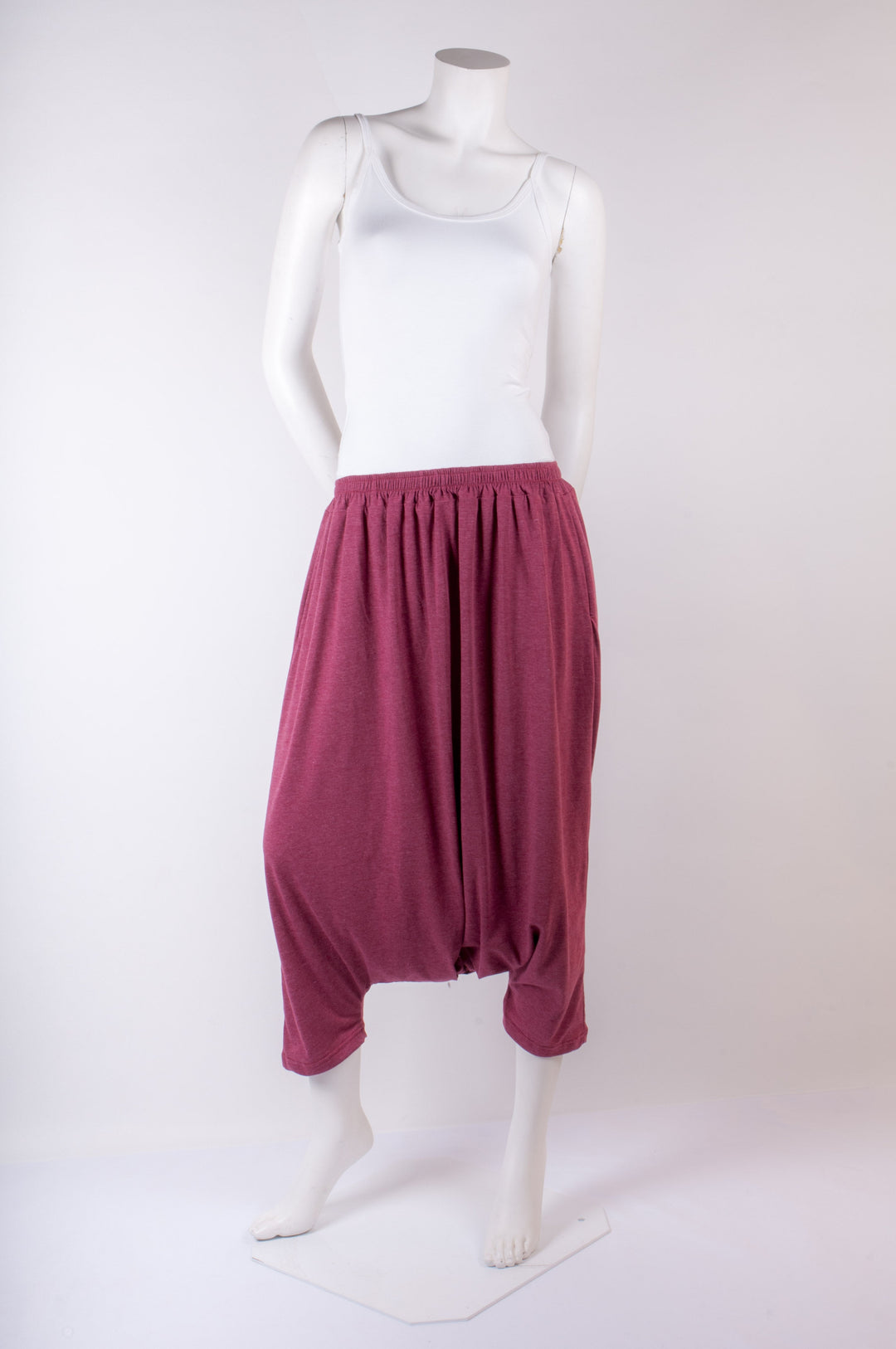 Sarouel Bajira mi-long Bordeaux chiné Sarouels by SPT | Roxy Lama