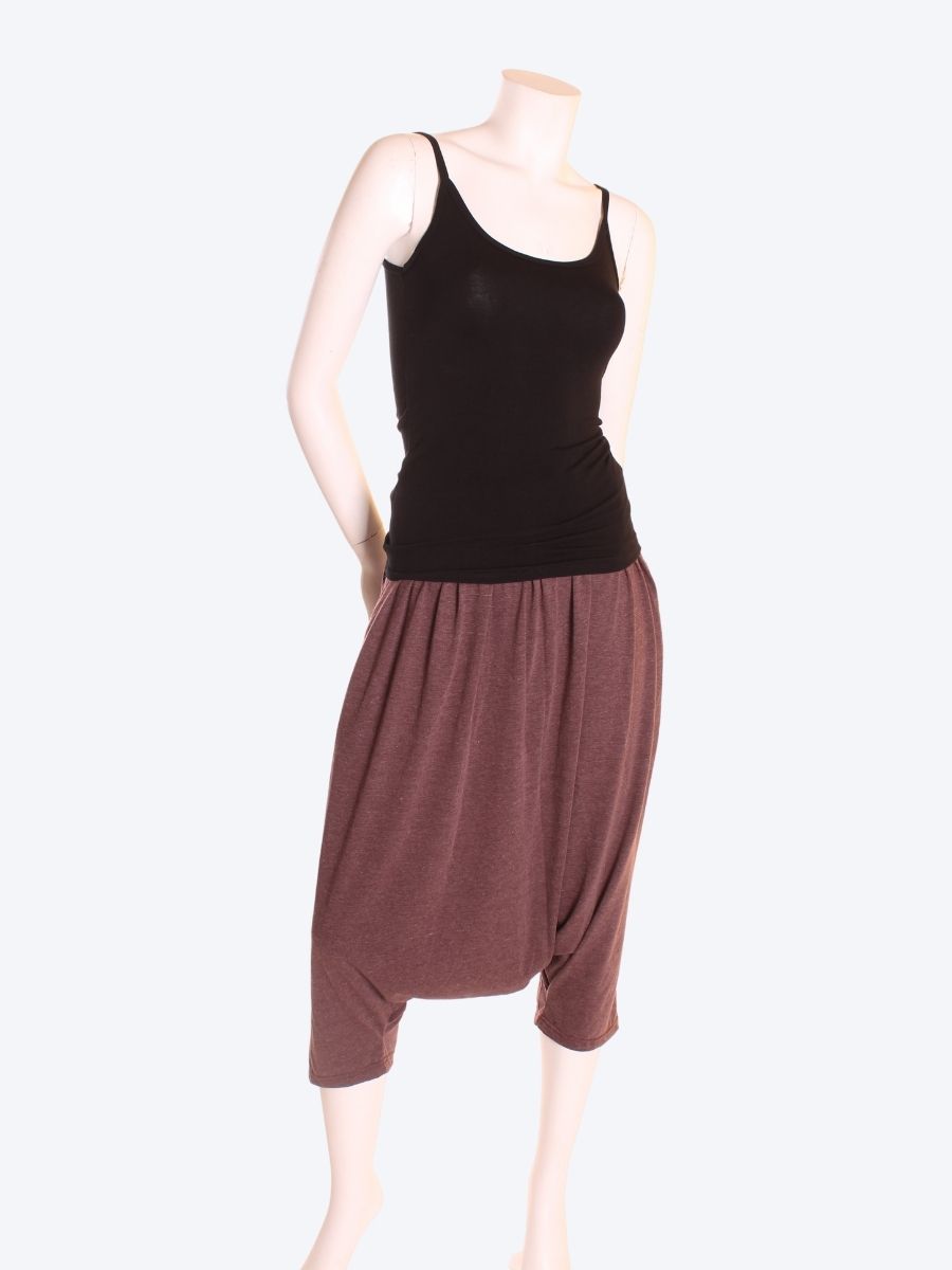 Sarouel Bajira mi-long Brun chiné Sarouels by SPT | Roxy Lama