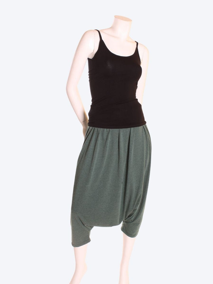 Sarouel Bajira mi-long Vert chiné Sarouels by SPT | Roxy Lama