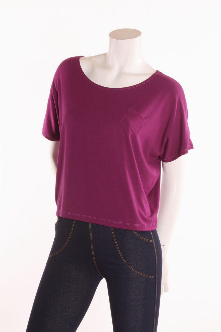 T-shirt Sofia Magenta T-shirts Femme by Eternal | Roxy Lama