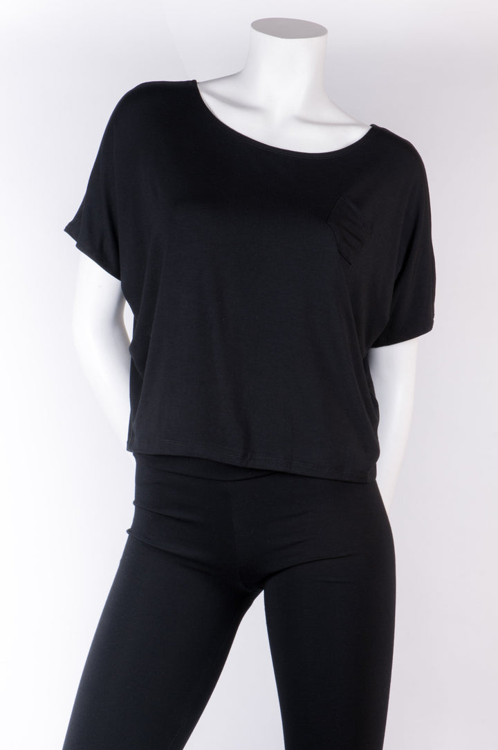 T-shirt Sofia Noir T-shirts Femme by Eternal | Roxy Lama