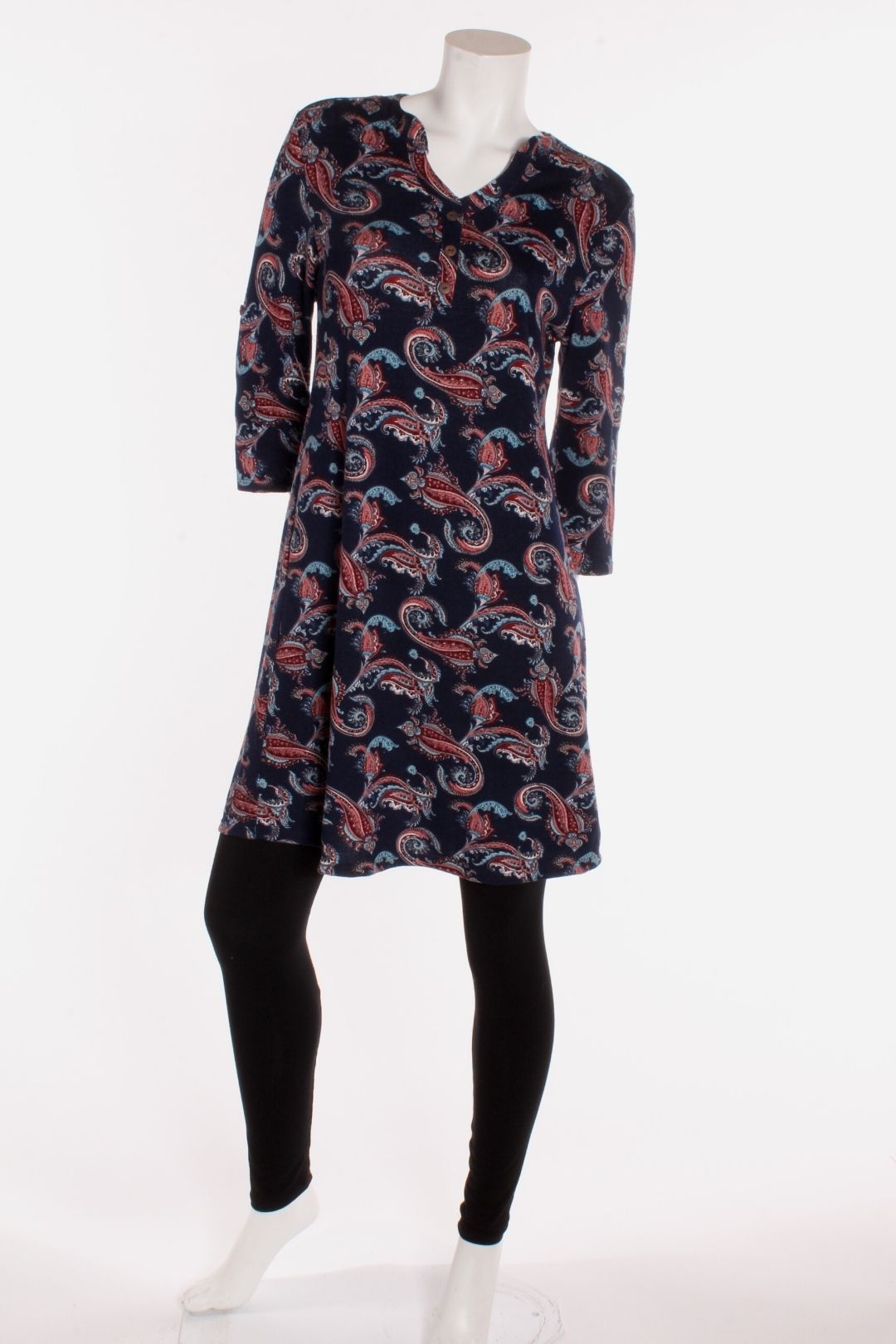 Tunique automne Rome Marine paisley Tuniques by Riches | Roxy Lama